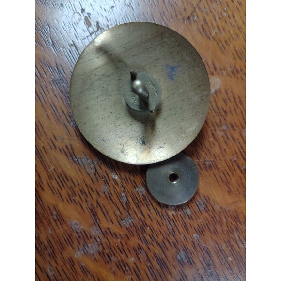 Vintage WWII Brass US Military Army HAT PIN Badge With Eagle E Pluribus Unum VGC - Picture 3 of 4